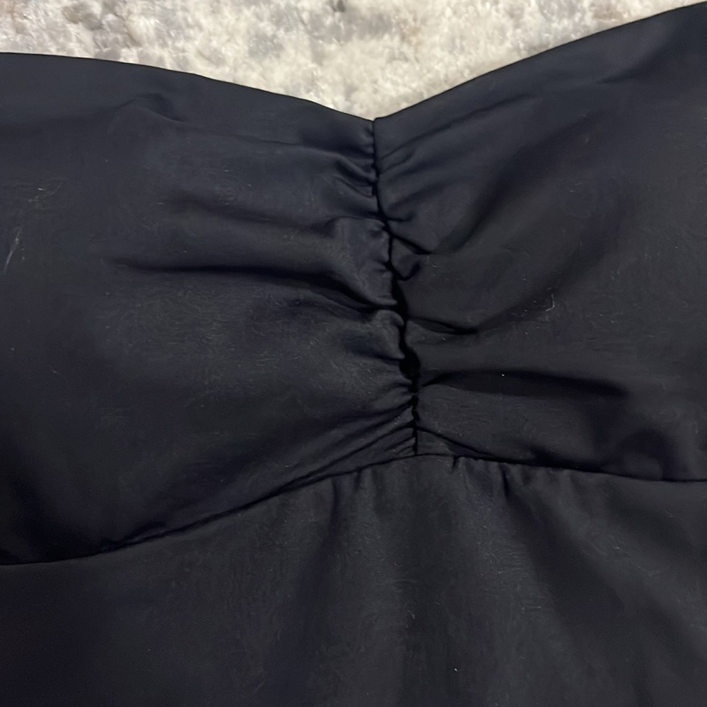 Halara Softlyzero Plush Halter Ruched Backless Split Hem Mini Active‎ Dress NWT - Picture 7 of 16